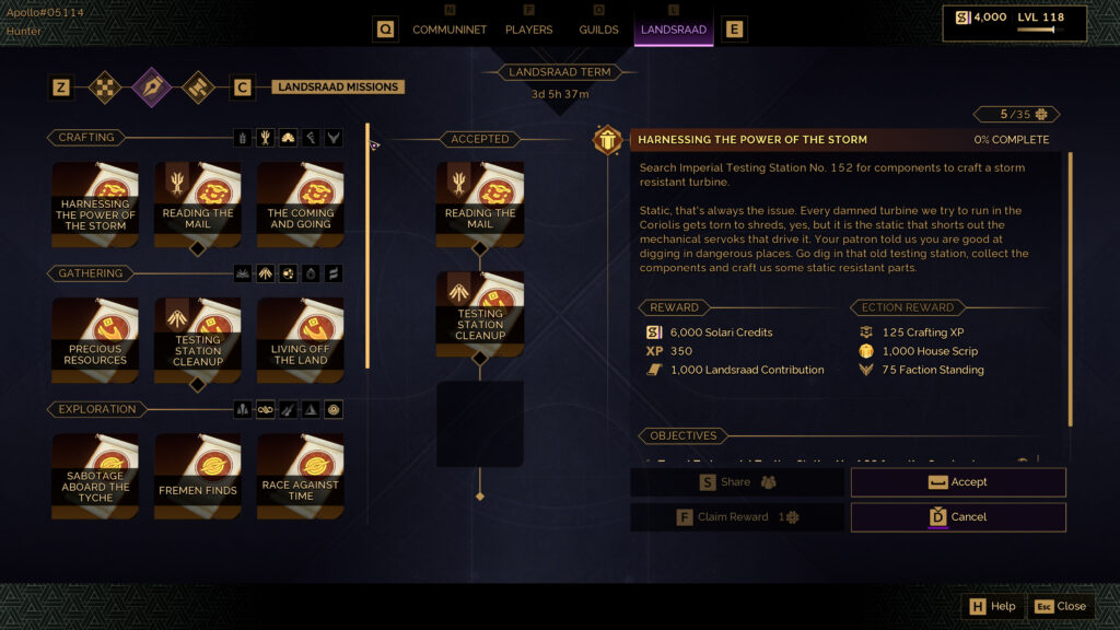 Dune: Awakening – Chapter 3 Patch Notes 17 Stills Landsraad0